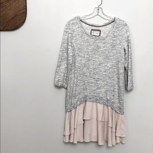 Saturday Sunday grey and blush dress
